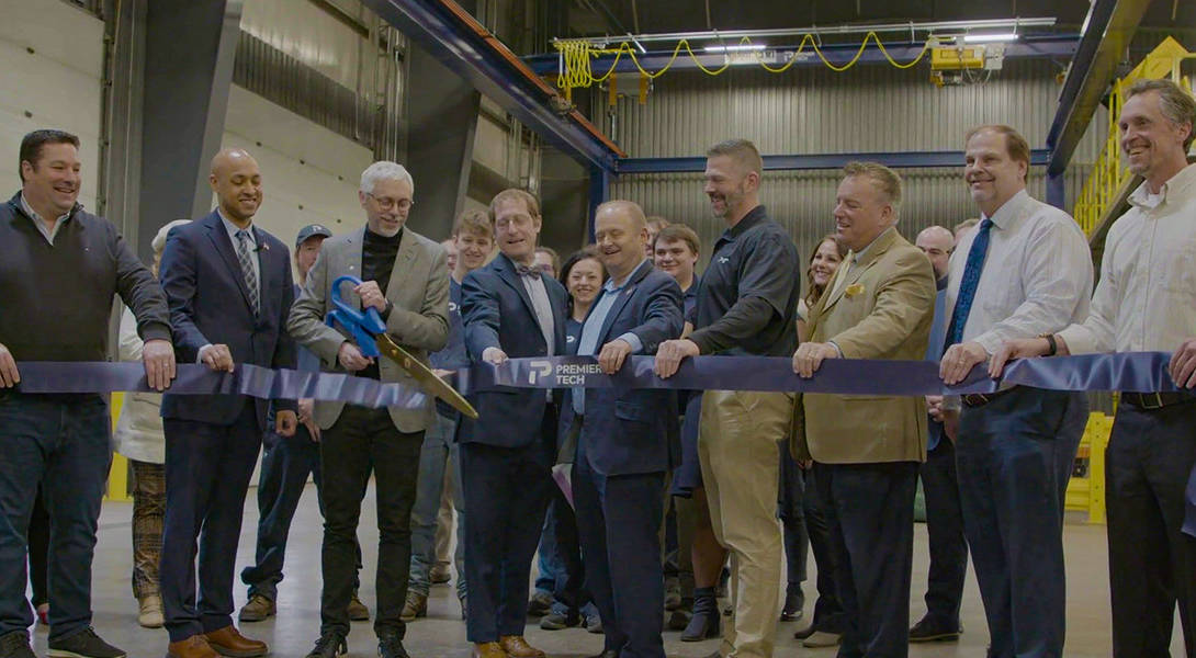 Plant opening of Premier Tech Water and Environment in Williamsport